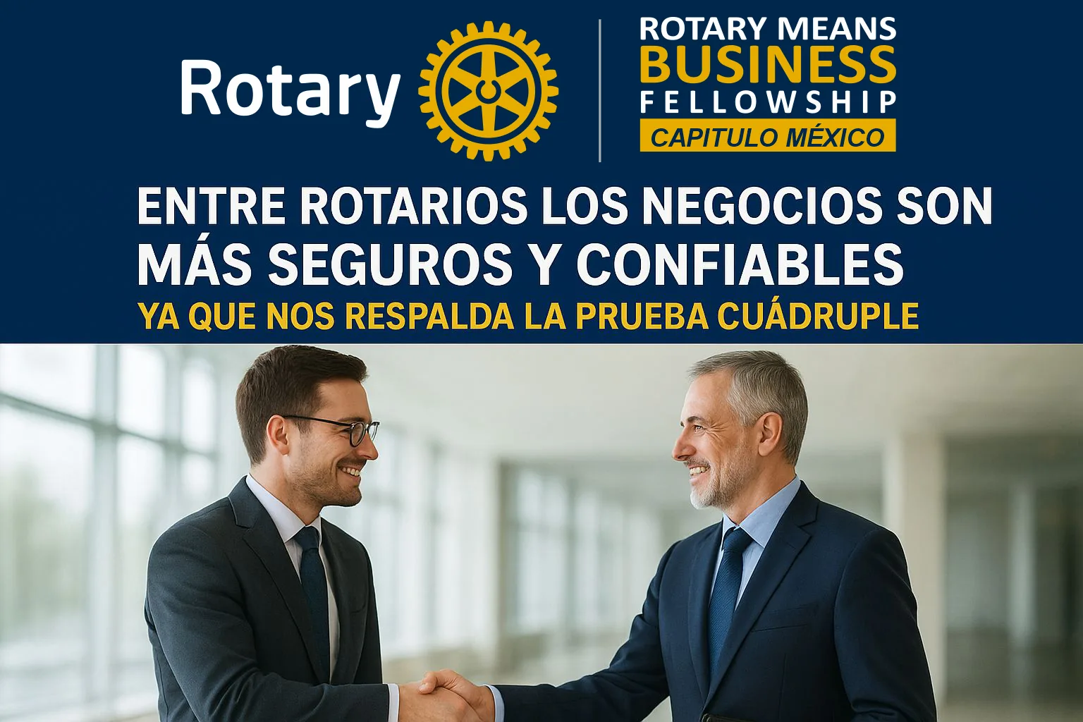 Negocios seguros y confiables entre rotarios